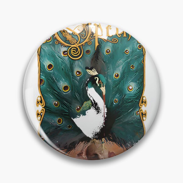 Item preview, Opeth Inspired Peacock and Skull Nouveau Art Design designed and sold by saadtherapper.