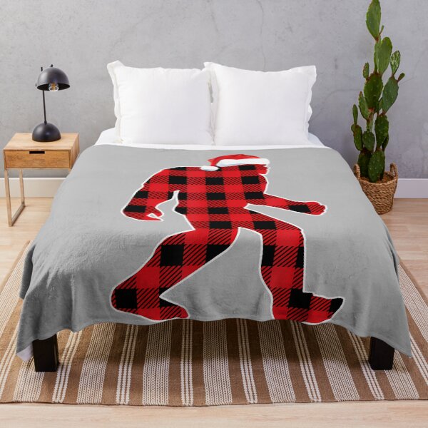 Item preview, Believe Red Plaid Bigfoot Christmas Sasquatch Santa pajamas designed and sold by mjohnson9.