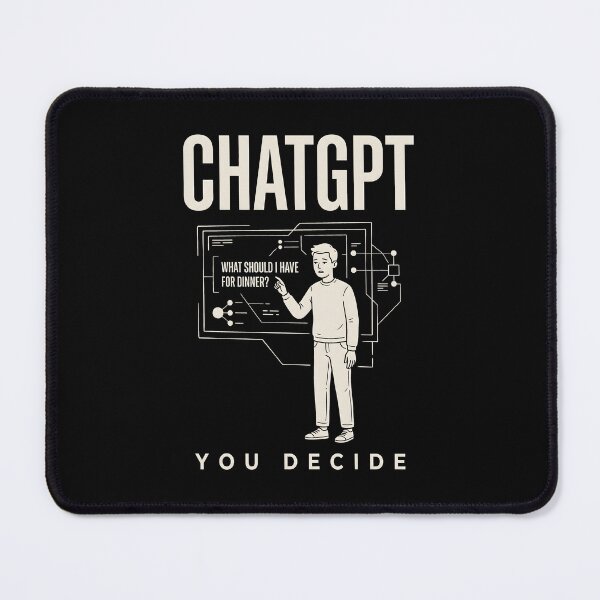 Item preview, ChatGPT What Should I Have For Dinner Tech Humor designed and sold by SplashTastic.
