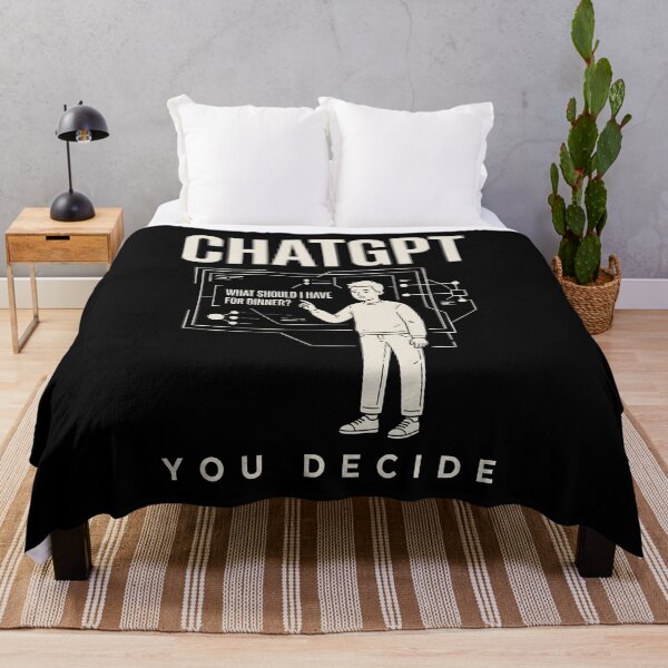 Item preview, ChatGPT What Should I Have For Dinner Tech Humor designed and sold by SplashTastic.