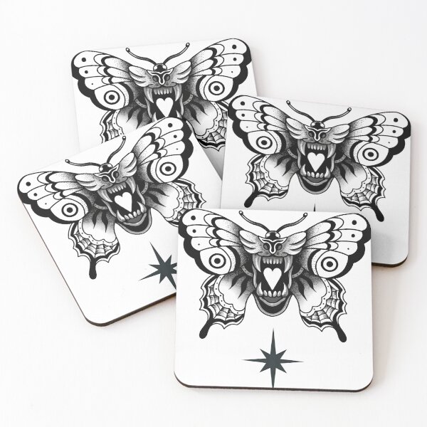 Item preview, Butterfly old school tattoo designed and sold by Mario-Mora-Art.