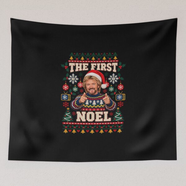 Item preview, Noel Edmonds Christmas Ugly Sweater Retro British TV Presenter Comedy designed and sold by Sparkles Makes Studio.