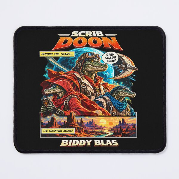 Item preview, Retro Space Crocodile Sci Fi Comic Adventure designed and sold by crestwo-supply.