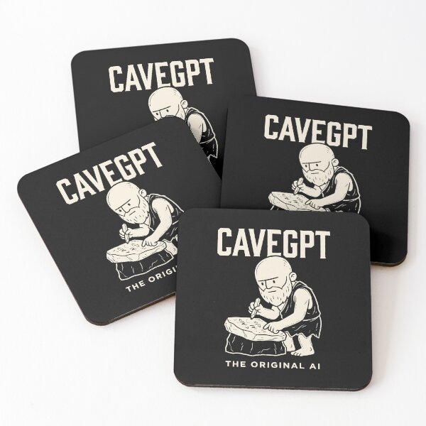 Item preview, CaveGPT The Original AI Programmer Coding Humor designed and sold by SplashTastic.