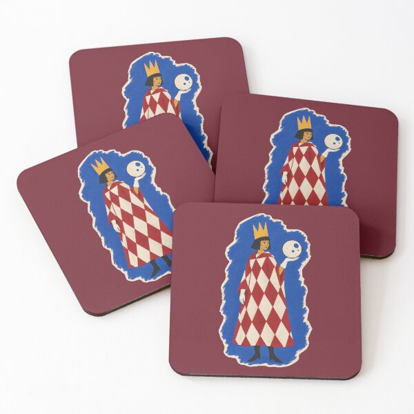 Item preview, Crowned Moonlit Harlequin Queen designed and sold by KungPowUnicorn.
