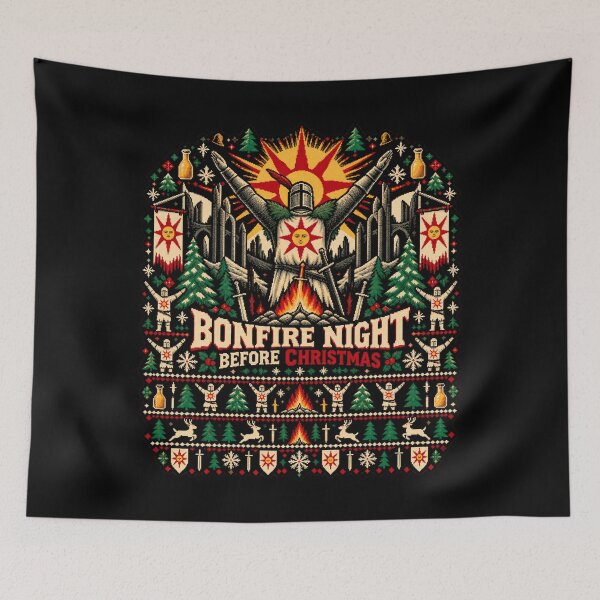 Item preview, Bonfire Night Before Christmas designed and sold by Pandaburba.