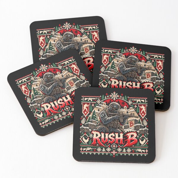 Item preview, Rush B Christmas Sweater designed and sold by Pandaburba.