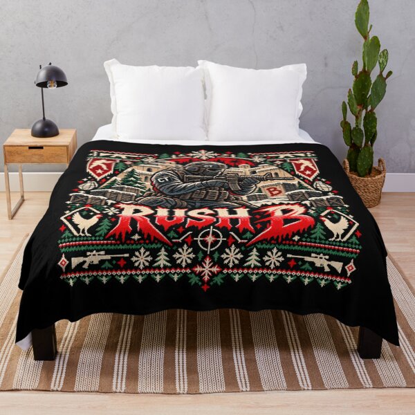 Item preview, Rush B Christmas Sweater designed and sold by Pandaburba.
