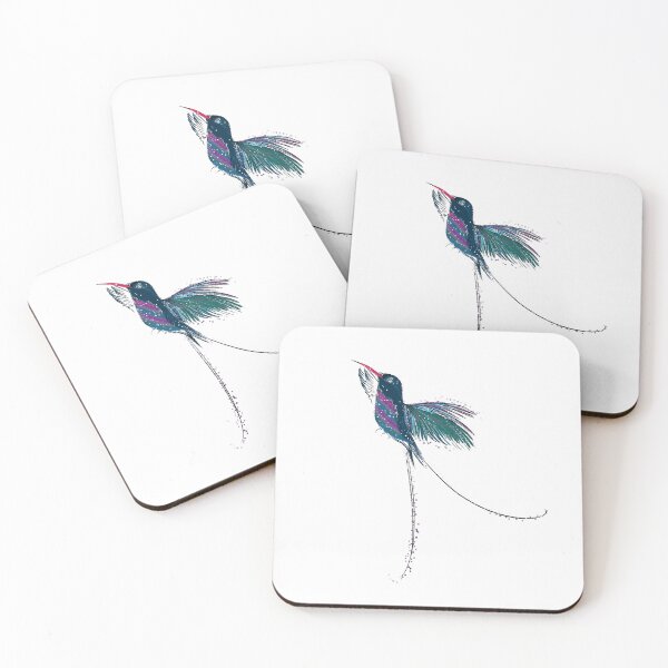 Item preview, Iridescent Bird With Flowing Tail designed and sold by QuirinAichberg.