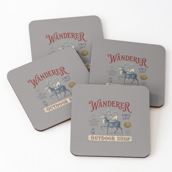 Item preview, Wanderer Outdoor Shop Shark Fin Deer Logo-20 designed and sold by DanielLorenz.