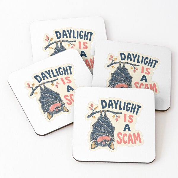 Item preview, Daylight Is a Scam Sleepy Bat designed and sold by LearnFunStore.