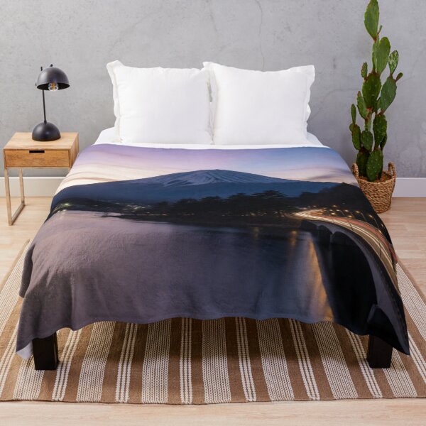 Item preview, Mount Fuji Twilight Serenity - Japanese Lake Landscape Art designed and sold by nhk999.