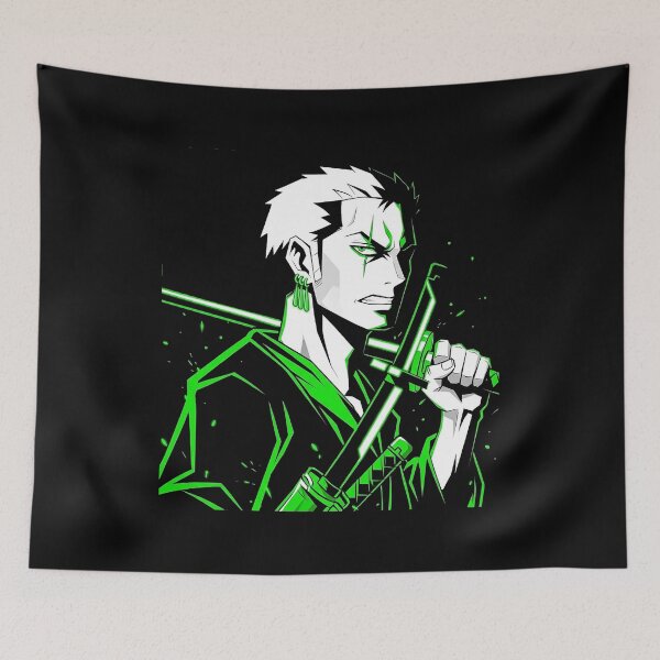 Item preview, Roronoa Zoro Swordsman Cyber Neon designed and sold by poell7072.
