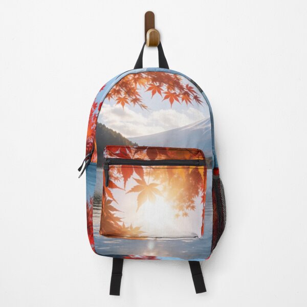 Item preview, Autumn Maple Dreams - Mount Fuji Japanese Fall Landscape designed and sold by nhk999.
