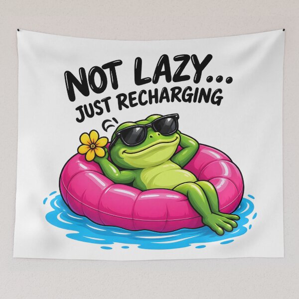 Item preview, Not Lazy Just Recharging designed and sold by zakvisuals.