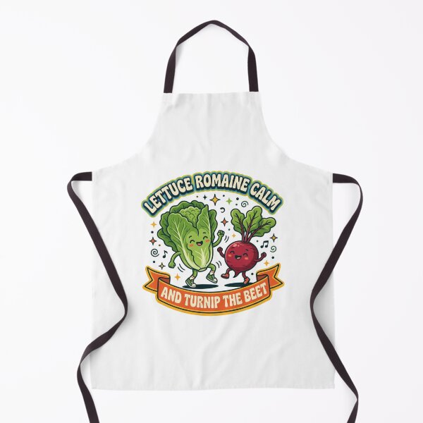 Item preview, Lettuce Romaine Calm And Turnip The Beet Cute Vegetable Dancing Vintage Art designed and sold by Namphet.