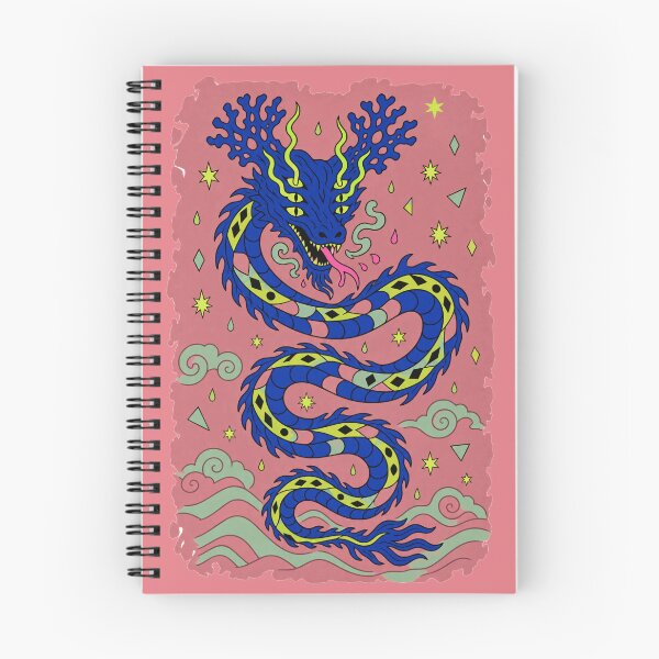 Item preview, Six Eyed Dragon Oracle Psychedelic Folk Art designed and sold by KungPowUnicorn.