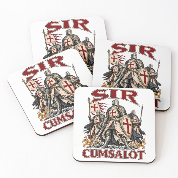 Item preview, Sir Cumsalot Funny Medieval Knight Dark Humor designed and sold by andre-hollow.