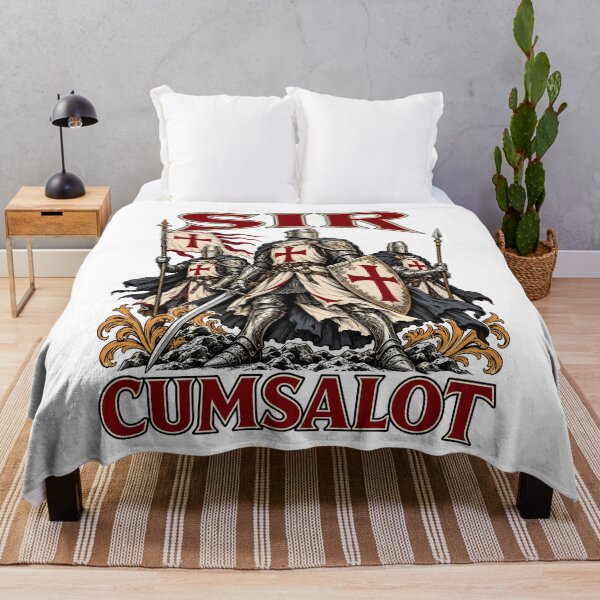 Item preview, Sir Cumsalot Funny Medieval Knight Dark Humor designed and sold by andre-hollow.