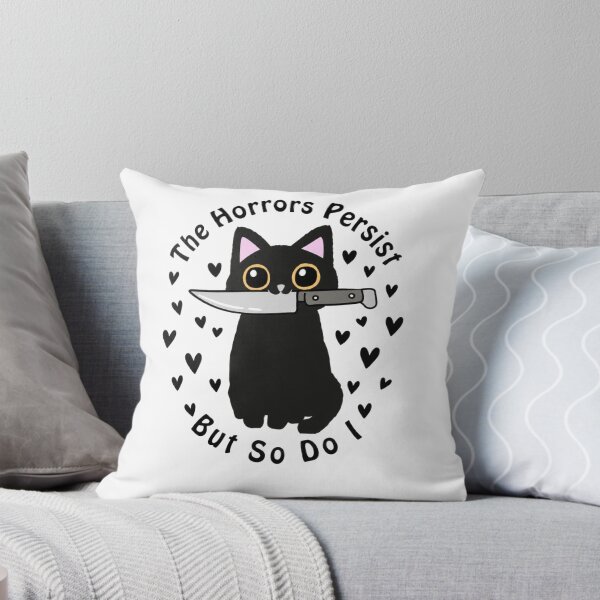 Item preview, The Horrors Persist But So Do I Black Cat designed and sold by amberwell-snake.