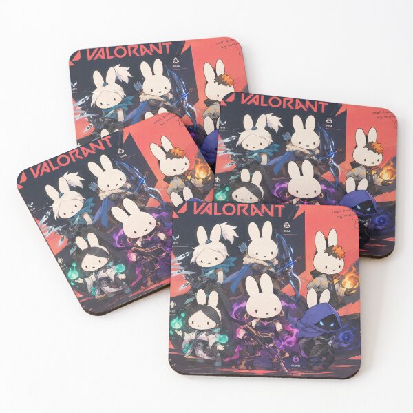 Item preview, Inspired Valorant Characters bunny miffy designed and sold by Cozy Moss Studio.