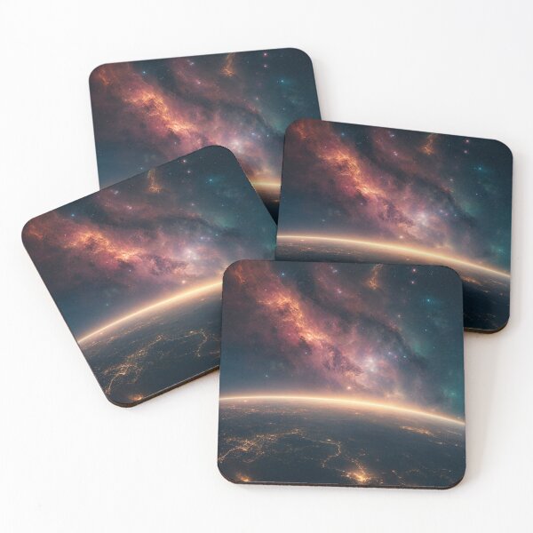 Item preview, Dawn Beyond Earth - Cosmic Horizon Universe Landscape designed and sold by nhk999.
