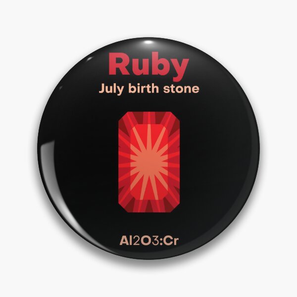 Item preview, Ruby - July Birth Stone With Chemical Formula 2 designed and sold by Vector-Artist.