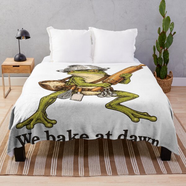 Item preview, We Bake at Dawn Funny Frog Baker Baking Humor designed and sold by andre-hollow.