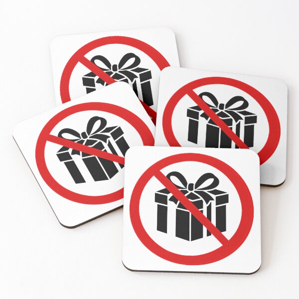 Item preview, No Presents Allowed Christmas Sign designed and sold by MonkiFlipp.