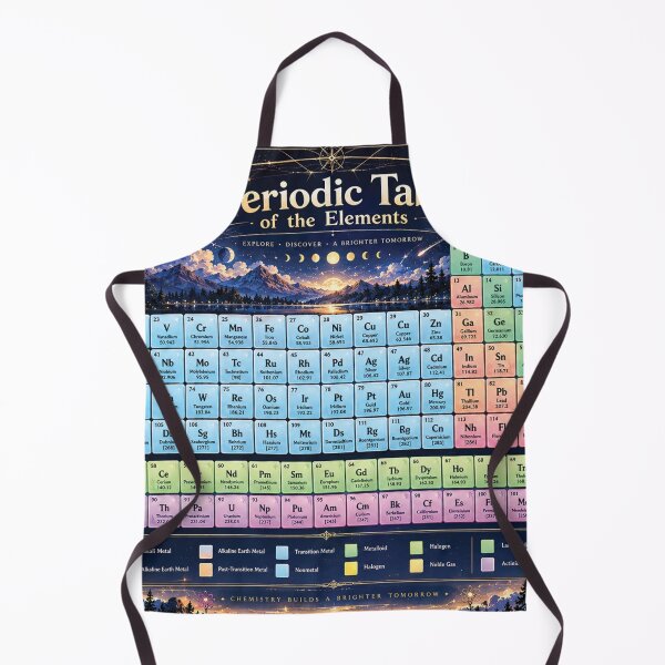 Item preview, Colorful Periodic Table of Elements Cosmic Galaxy Space Science Poster designed and sold by Tem‑Tip of pen.