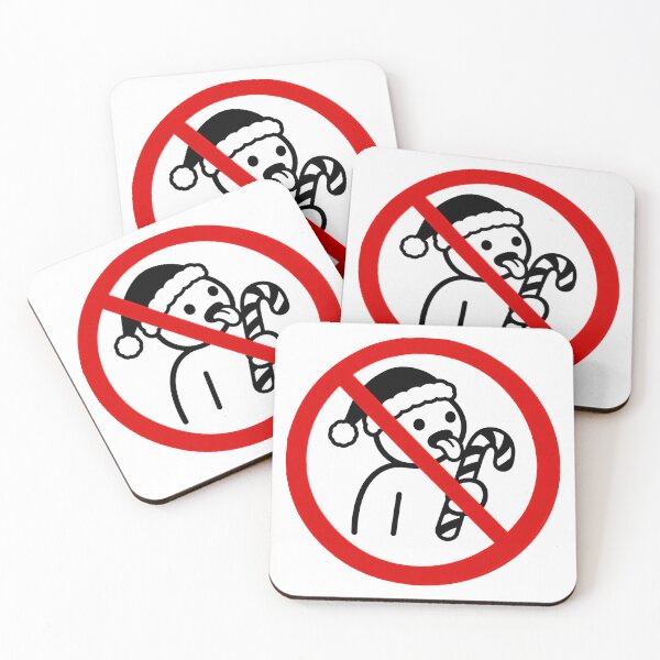 Item preview, No Candy Cane Christmas Funny Sign designed and sold by MonkiFlipp.