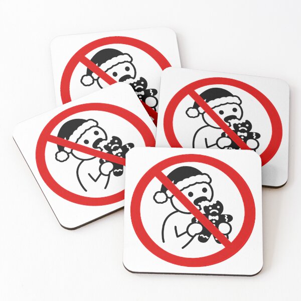 Item preview, No Gingerbread Man Christmas Funny Sign designed and sold by MonkiFlipp.