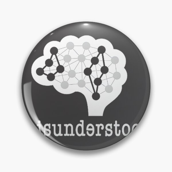 Item preview, Misunderstood Concept White Print Design for Thoughtful Expression designed and sold by opporium.
