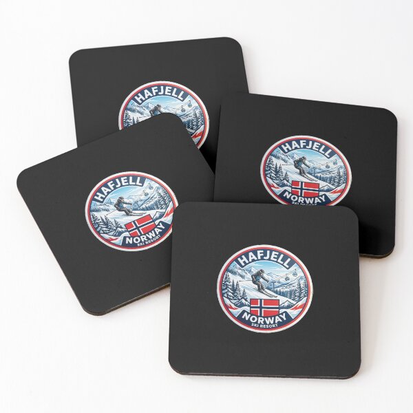Item preview, Hafjell Norway Ski Resort Sticker designed and sold by TulipaGraphics.