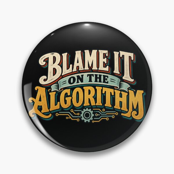 Item preview, Blame It on the Algorithm designed and sold by Elisabeth Lucas.