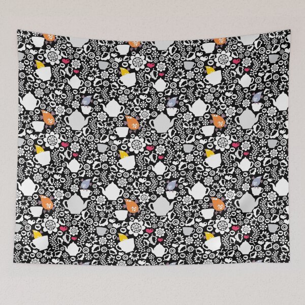 Item preview, Tea Party in Black and White designed and sold by Pembertea.