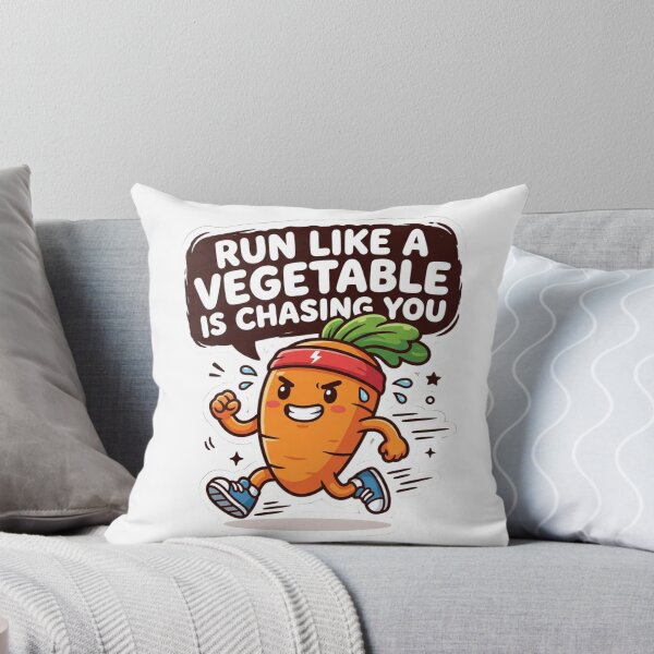Item preview, Run Like A Vegetable Is Chasing You Cute Carrot Running Workout Art designed and sold by Namphet.