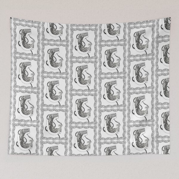 Item preview, Letter G - Illuminated Initial in Ornate Swirling Frame designed and sold by The Outlier Studio.