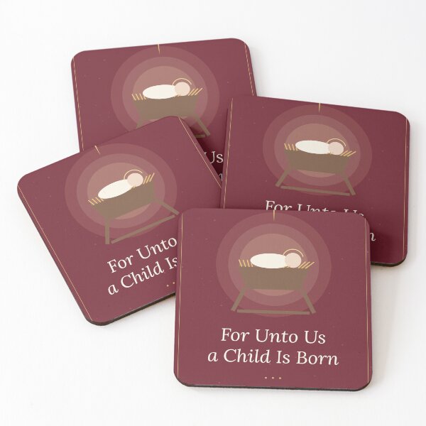 Item preview, Unto Us a Child Is Born Christmas Card designed and sold by Wilhelmina-Art.