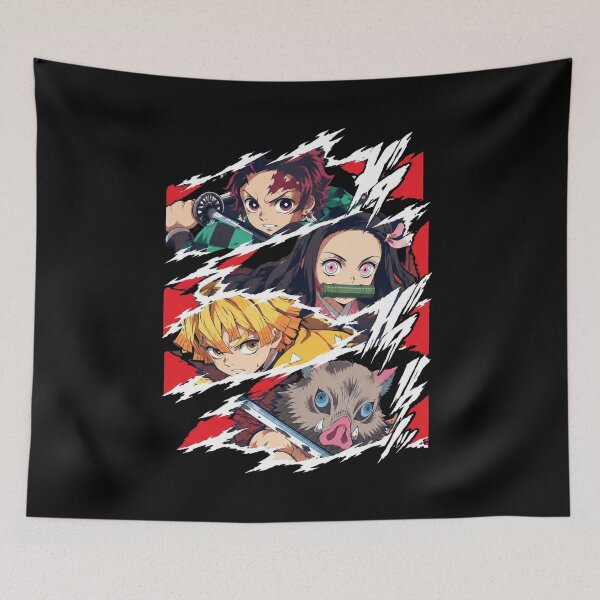 Item preview, Demon Slayer Character Collage designed and sold by Alabacket95.