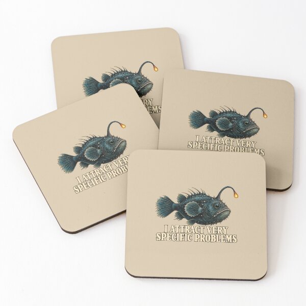 Item preview, I Attract Very Specific Problems – Deep Sea Anglerfish designed and sold by VioVibe.