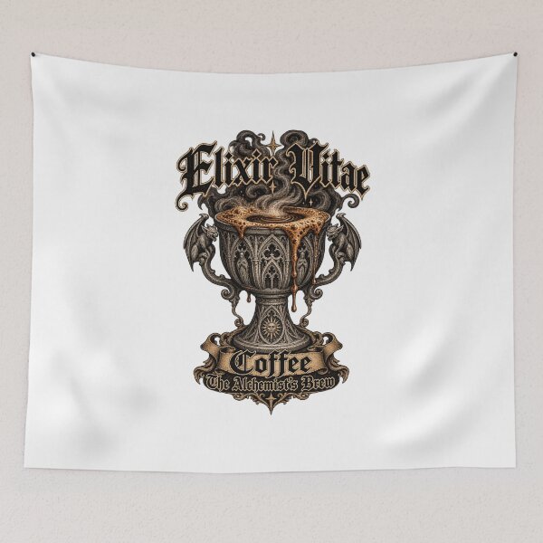 Item preview, Elixir Vitae Gothic Coffee Goblet designed and sold by AleksKos.