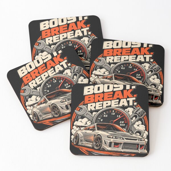 Item preview, Made of Boost and Bad Decisions Funny JDM Turbo Art designed and sold by THAT-ONE-TEE.
