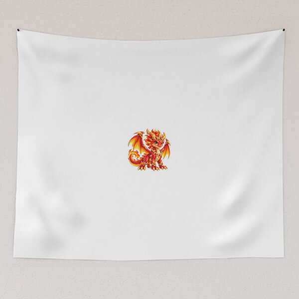 Item preview, Royal Fire Dragon – 3D Fantasy Sticker designed and sold by KingdomRoyalM.