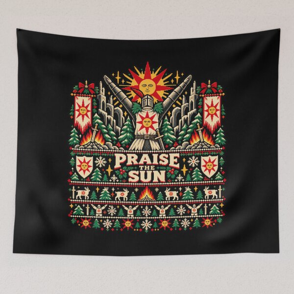 Item preview, Praise the Sun Christmas designed and sold by Pandaburba.