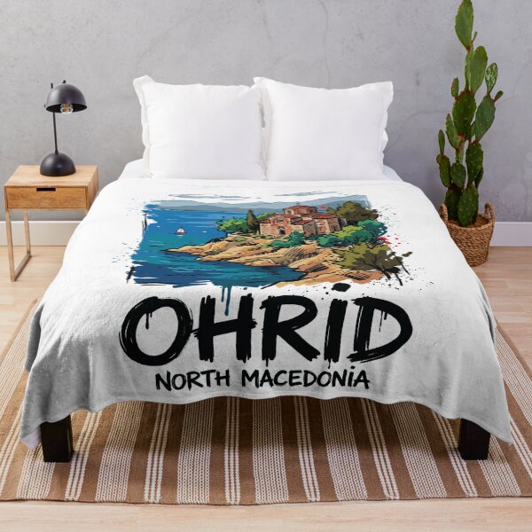 Item preview, Ohrid North Macedonia Church St John Kaneo Art designed and sold by Merch by Das Design Studio.