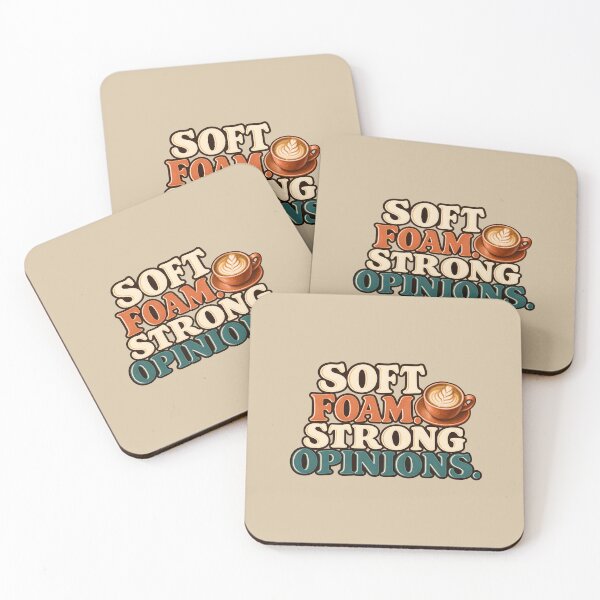 Item preview, Soft Foam. Strong Opinions. — Funny Cappuccino Coffee Design designed and sold by VioVibe.