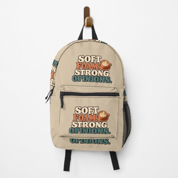 Item preview, Soft Foam. Strong Opinions. — Funny Cappuccino Coffee Design designed and sold by VioVibe.