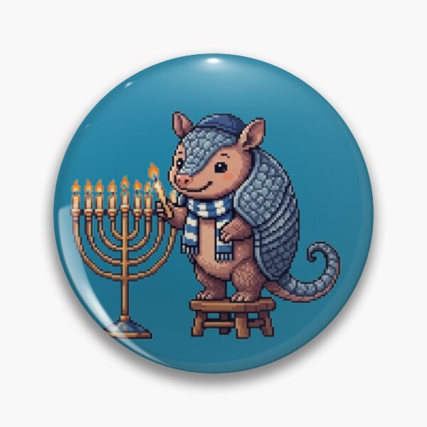 Item preview, Cute Hanukkah Armadillo designed and sold by cutbeastfactory.