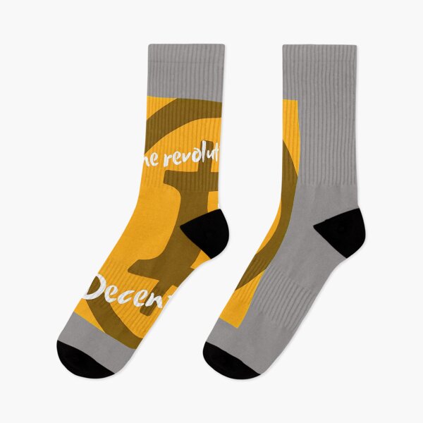 Aperçu de l'œuvre La révolution sera décentralisée Bitcoin T-Shirt-41 créée et vendue par FabiaGoder.